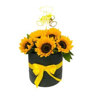 BOX DE GIRASOLES *DULCE AMANECER*
